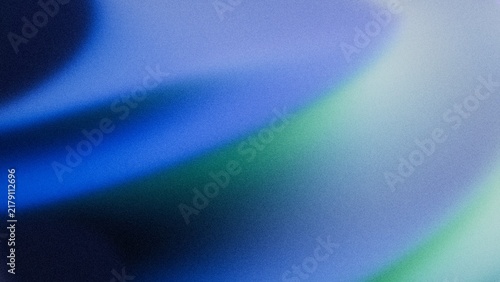 Abstract Blue and Teal Gradient Background with Grainy Texture