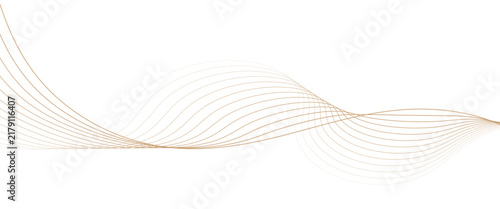 Vector dynamic wave curve lines with flowing particles technology concept design for business illustration background