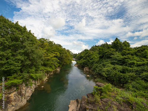 夏の厳美渓
