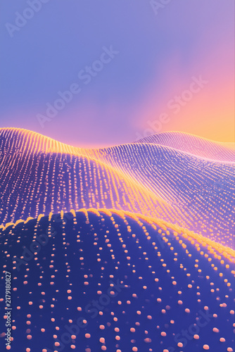 Modern Abstract Posters Templates  with Geometric Waves and Fluid Gradients