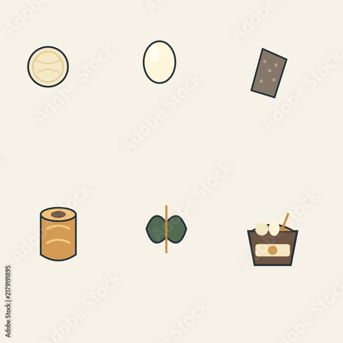 Oden ingredient packaging set