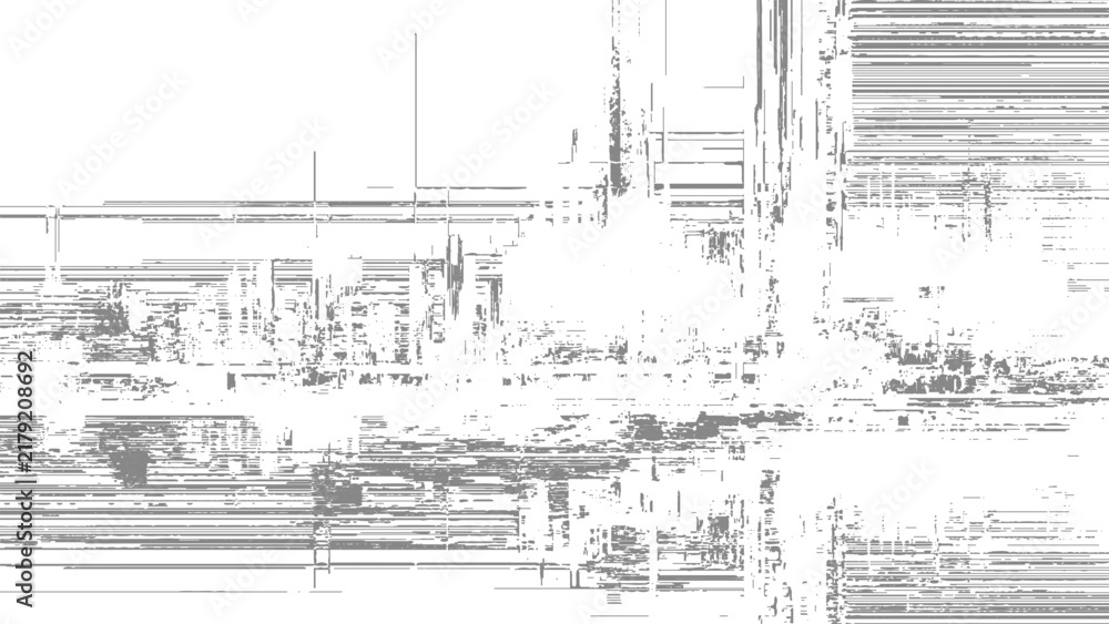 Fototapeta premium abstract light digital glitch art texture with faint pixelated lines and high contrast error pattern