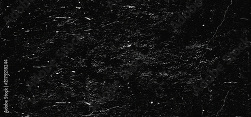 Heavy Film Scratch Texture Overlay, Grunge Black Background with Edge Damage and Dust for Cinematic Photo Design