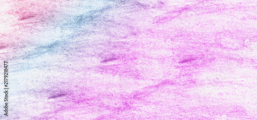 Light pastel pink and blue artistic chalk or pencil texture background with soft rough strokes and grain