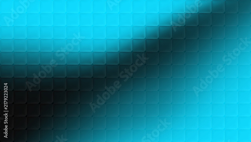 Obraz na płótnie Modern glassmorphism background with a gradient blue and black cubic grid pattern