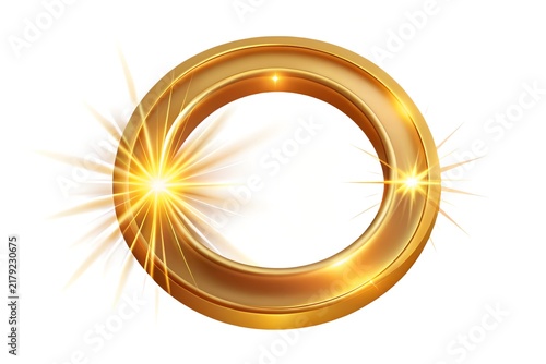 golden ring with diamonds
