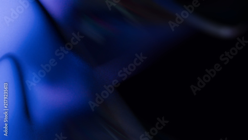 Dark Blue Abstract Blur Background with Soft Indigo Curved Waves and Ambient Light Glow for Modern Cyber Presentation, Tech Cover, Digital Web Banner, and Wallpaper