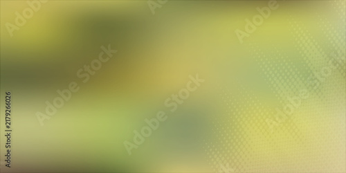 Green Abstract Blurred Background With Halftone Dot Texture and Soft Gradient Bokeh Effect