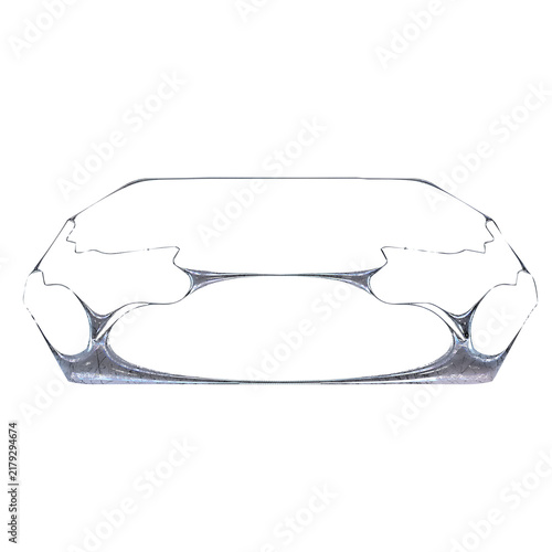 Chrome Tribal 3d and Silver