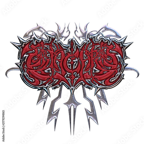 Chrome Tribal 3d and Silver