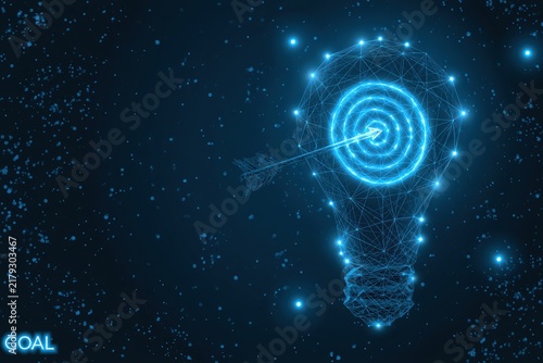 Abstract Blue Technology Background with Cosmic Space, Galaxy, Stars, Nebula, Light and Energy for Futuristic Science, Astronomy and Digital Design Concepts