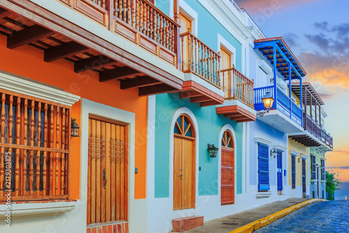 Street in Old San Juan, Puerto Rico.