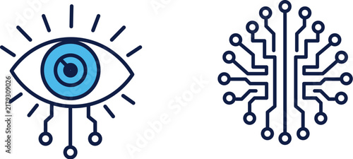 artificial intelligence, AI, AI icons, AI technology, artificial intelligence icons, machine learning, technology, neural network, automation, chatbot, AI chatbot, robot, robotics, microchip, computer