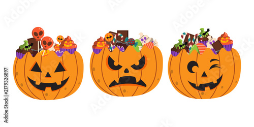 Foto Halloween Candy Bucket Illustration