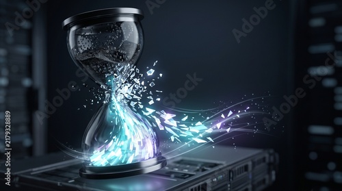Digital Hourglass Transforming Data Sand into Pure Light for Faster Computing