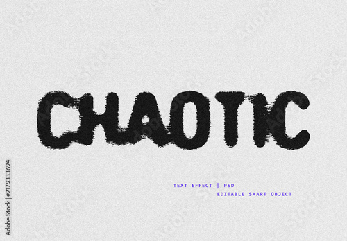 Smeared Grunge Text Effect