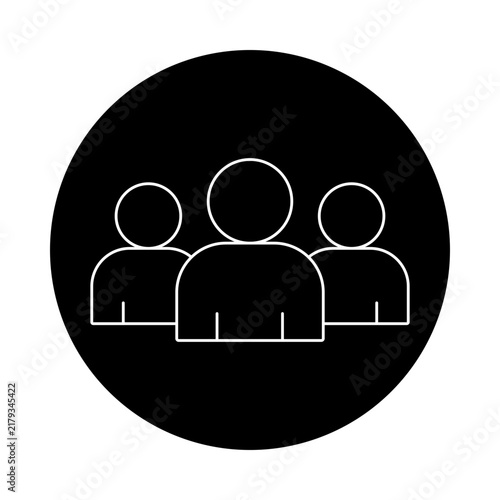 Population Icon, Population Growth and Demographic Statistics for Global Population Analysis, Human Population Data and Demographic Trends for Census and Social Research, vector