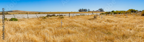 Grave site of deceased Boer farmers in rural South Africa