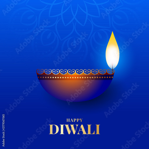 Happy Diwali indian fetival of lights celebration Indian Traditional card background. Diwali celebration vector illustration design