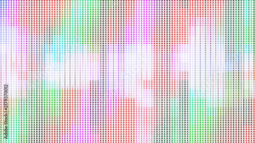 Colorful geometric dots pattern with abstract design and halftone effect