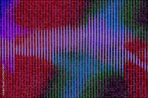 Abstract colorful digital pixel art background design