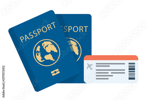 Passport and Airplane Tickets
