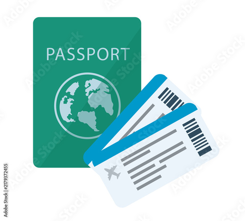 Passport and Airplane Tickets
