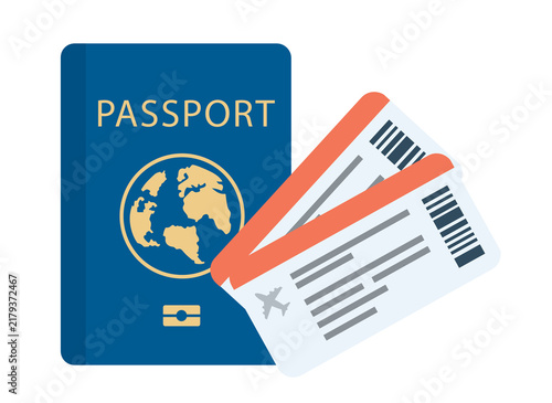 Passport and Airplane Tickets