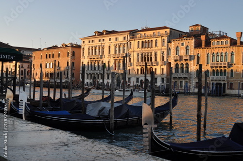Bild auf Leinwand Sunset Venice