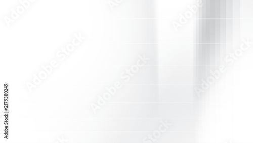 Abstract white and gray color, modern design stripes background with geometric shape, rectangle pattern and glowing light. Vector illustration.