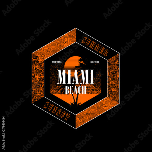 miami beach california summer simple vintage fashion