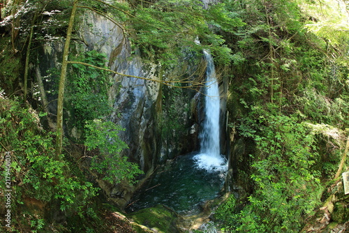 Canvastavla 寂地峡で見た滝の風景