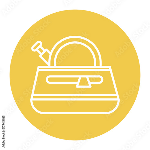 Cuadro en lienzo Kleptomania Icon