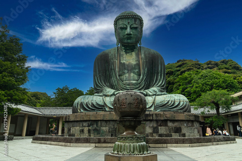 Fotografía The Great Buddha statue at Kotokuin Temple in Kamakura, Japan