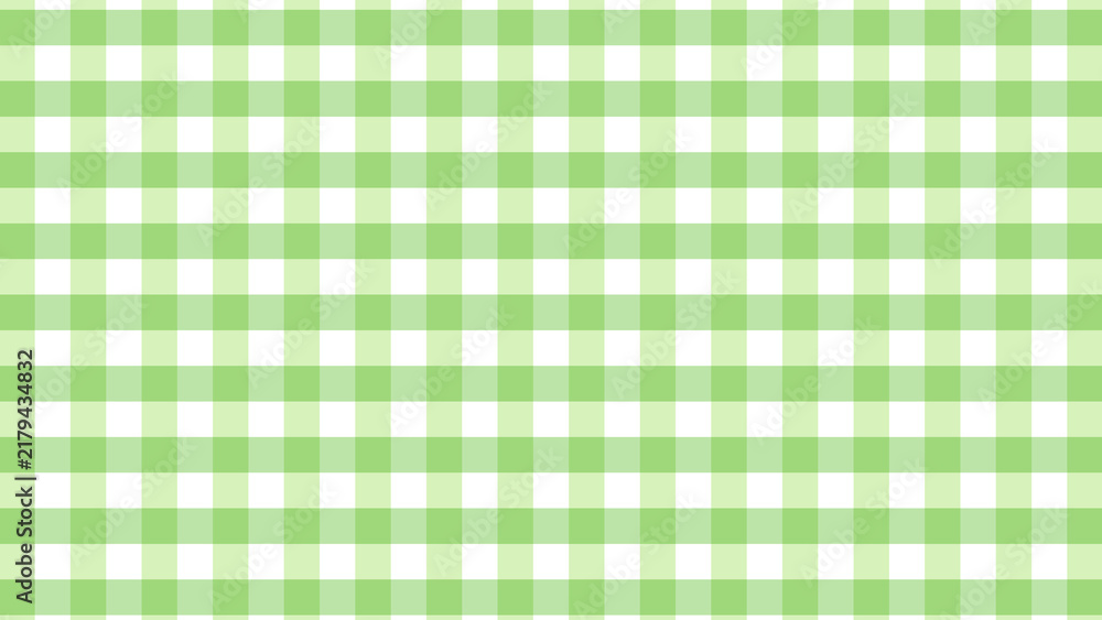 Green and white gingham checkered pattern textile texture background with fabric pattern check pattern green plaid cottagecore background picnic cloth background illustration seamless