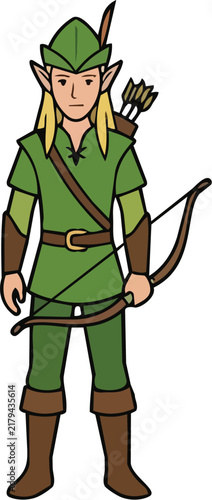 cartoon hunter with shotgun