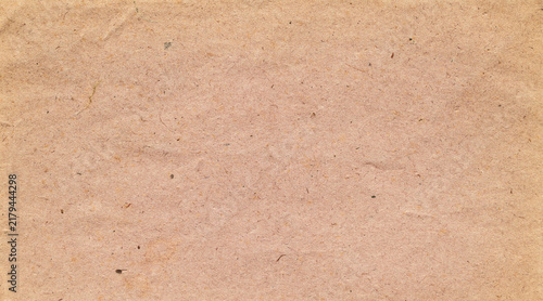 crumpled brown recycled paper texture background speckled fiber surface banner