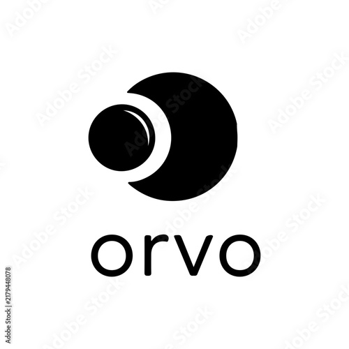 Abstract Minimalist Geometric Circle Icon