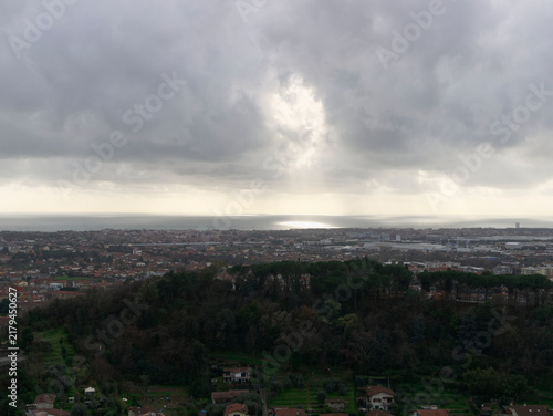фотографія the city of Massa seen from above