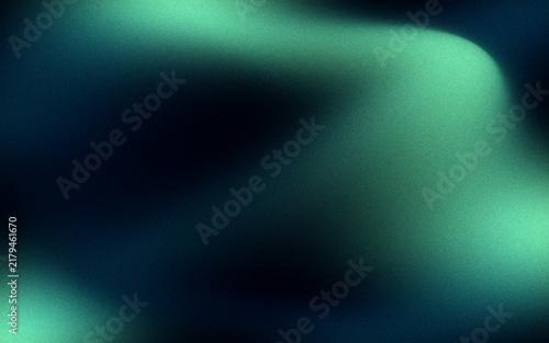 Dark Green Grainy Gradient Background – Abstract Emerald Glow Texture