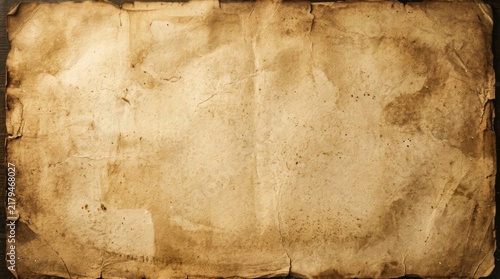 An aged, yellowed parchment paper is displayed against a dark background.