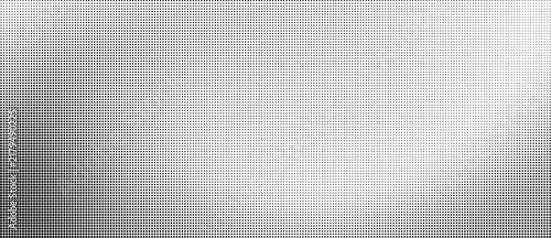 Black Halftone Dot Density Abstract Texture Background