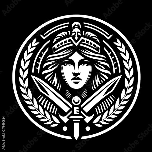 woman in armor