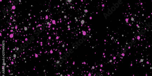 small drops of rain, snow on a black background. Falling Snow down On The Black Background. Many water bubbles on black background, closeup. pink particles falling on a white background.
