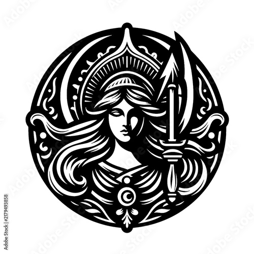 woman in armor