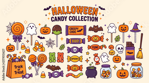 vector illustration of a halloween background