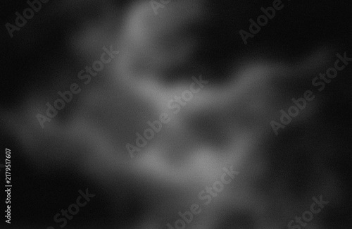 Fotografie Mysterious dark cloudy smoke shape