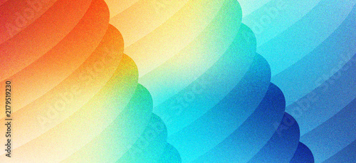 Abstract background with colorful gradient waves and grainy texture, modern digital art design for wallpaper or presentation