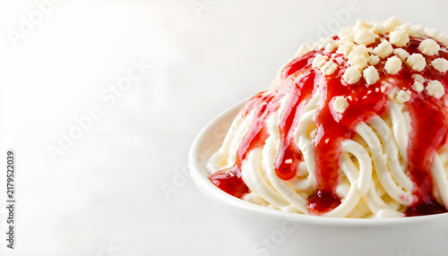 Plakat Spaghetti ice cream close up