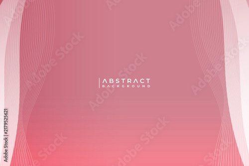 Abstract Pink Gradient with Wavy Lines Background